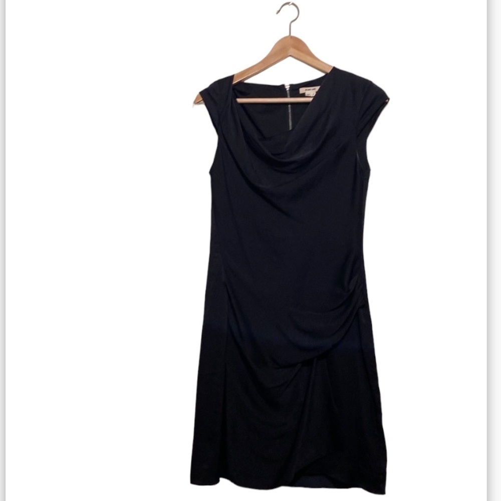 Helmut Lang black mini back zippered dress . Size 2